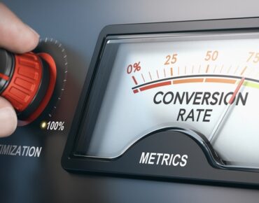 Improve your website. A meter showing a website's performance